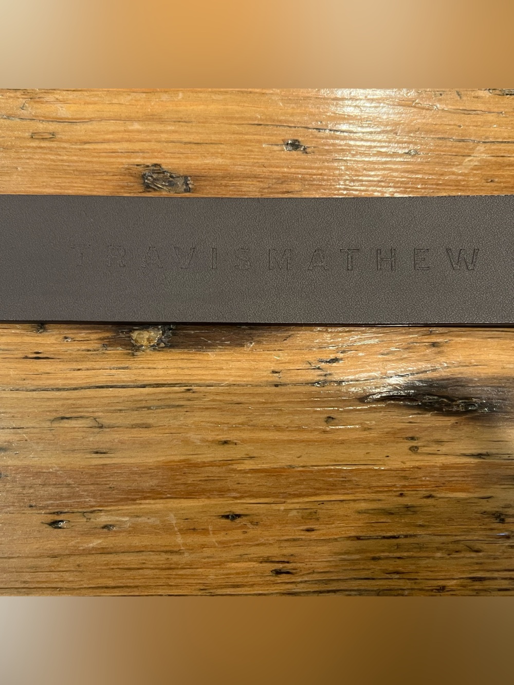 Travis Matthew NWOT Jinx 2.0 Belt in Brown. Belt Size 38 • Fits 36-40 Pant Size - Picture 5 of 9
